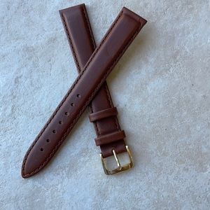 Watch Band Spidel 18mm brown leather band